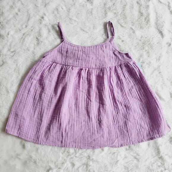 Cat & Jack Girls' Gauze Shirt, 3KIDX-AO - Picture 2 of 4